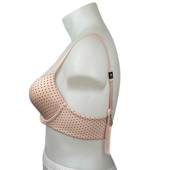 NEW Victoria's Secret Body by Victoria Demi Orange Polka Dot Underwire Bra 32DD - Picture 2 of 5